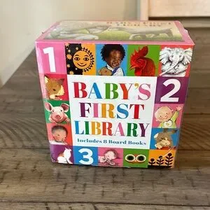 Toys | Babys First Library Board Book Set | Poshmark